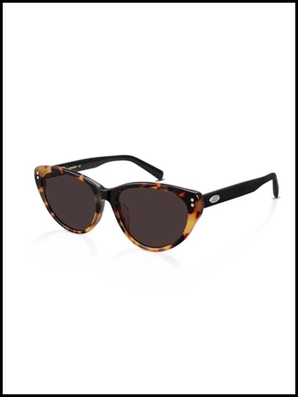 Cat-Eye Acetate Sunglasses with UV Protection, Retro Style